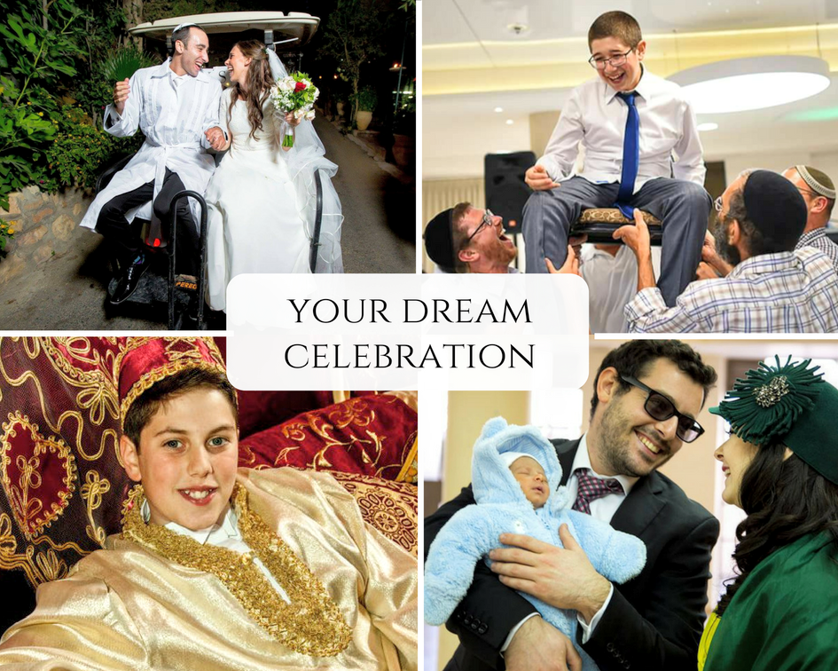 Your dream celebration: weddings, Bar Mitzvahs and baby celebrations
