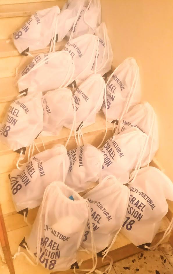 Multicultural Israel Mission welcome bags