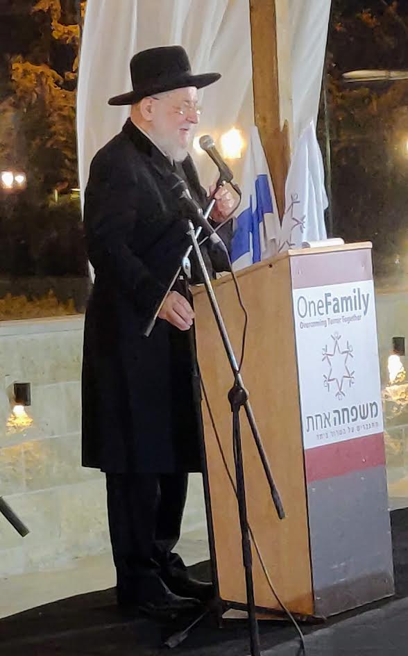 A speaker at the OneFamily event